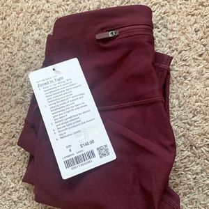 BRAND NEW Lululemon Zoned In Tight size 4
